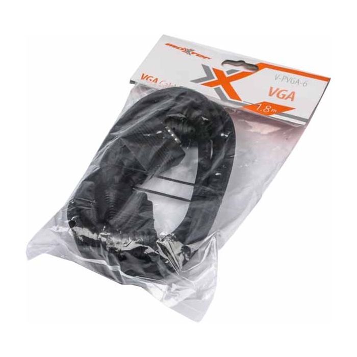 Кабель мультимедийный VGA 1.8m Maxxter (V-PVGA-6) изображение 2