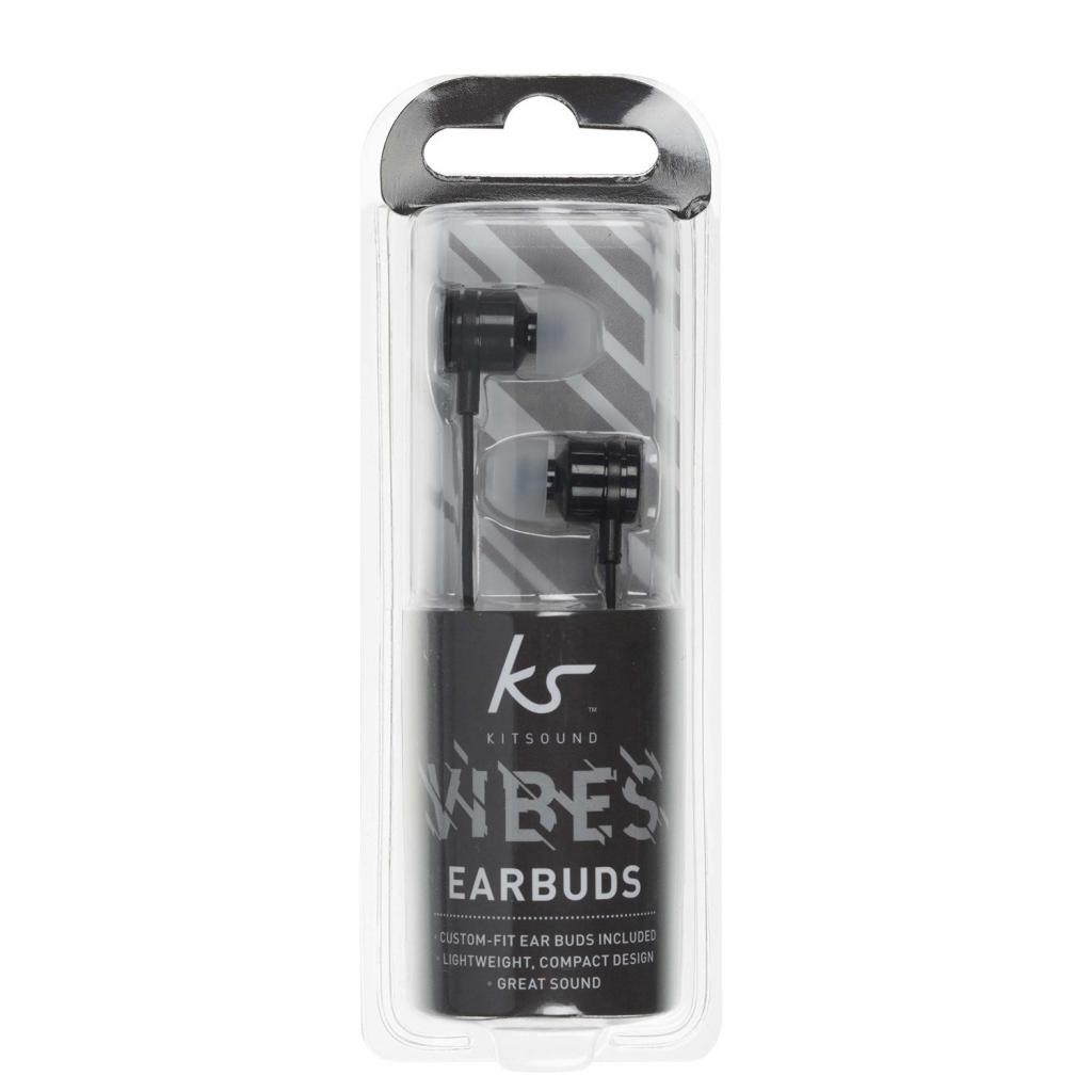 Навушники KitSound KS Vibes Earphones Black (KSVIBBK) зображення 6