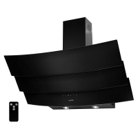 Вытяжка кухонная Ventolux RIALTO 90 BK (1000) TRC IT