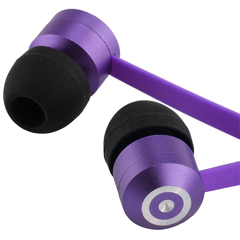 Наушники KitSound KS Ribbons In-Ear Earphones with Mic Purple (KSRIBPU) изображение 2