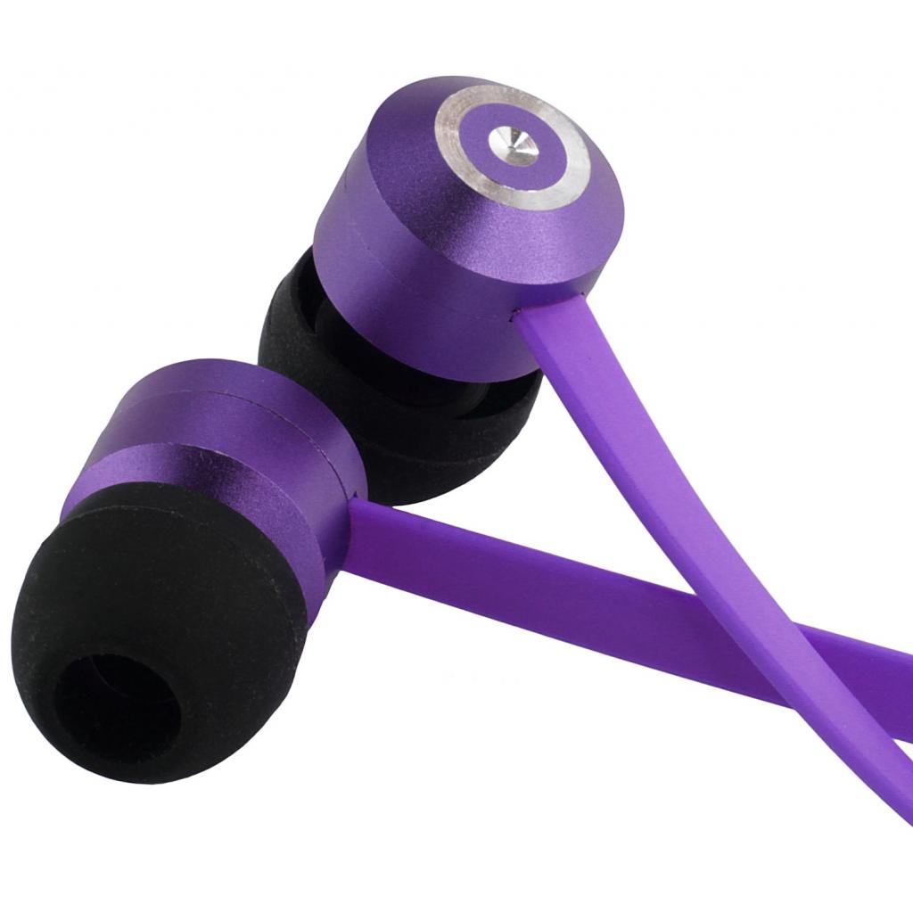 Навушники KitSound KS Ribbons In-Ear Earphones with Mic Purple (KSRIBPU) зображення 3