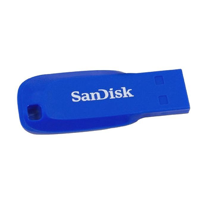 USB флеш накопитель SanDisk 16GB Cruzer Blade Blue Electric USB 2.0 (SDCZ50C-016G-B35BE) изображение 2