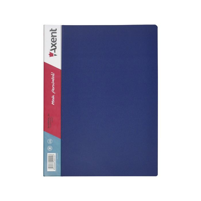Папка с файлами Axent 10 sheet protectors, blue (1010-02-А)