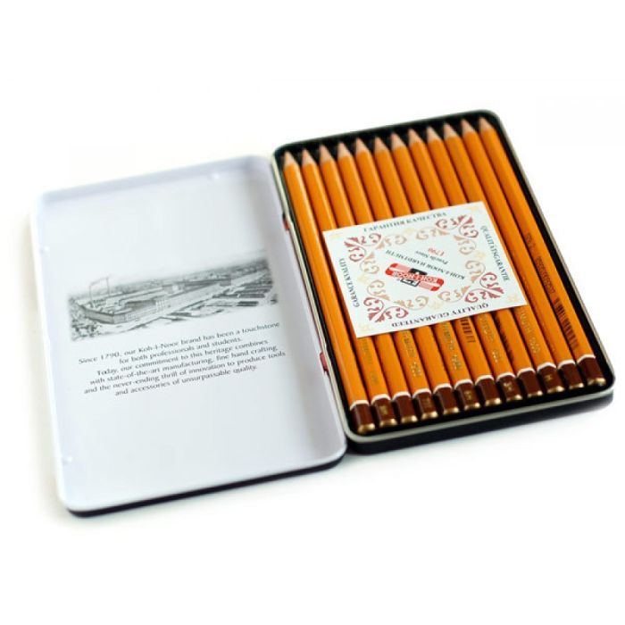 Карандаш графитный Koh-i-Noor 1502.І Technic, НВ-10Н, 12 шт. (1502012007PL) изображение 2