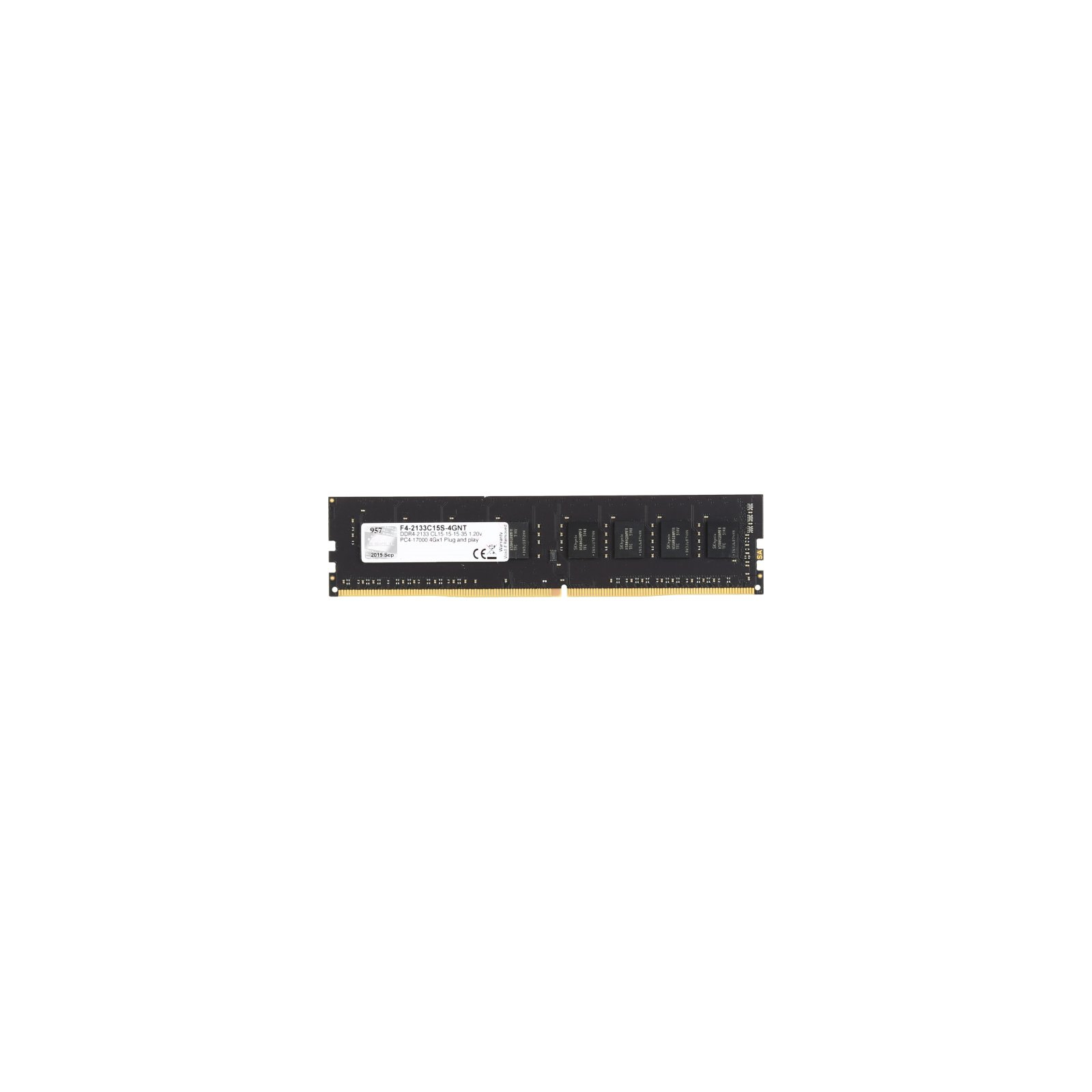 Модуль памяти для компьютера DDR4 4GB 2133 MHz G.Skill (F4-2133C15S-4GNT)