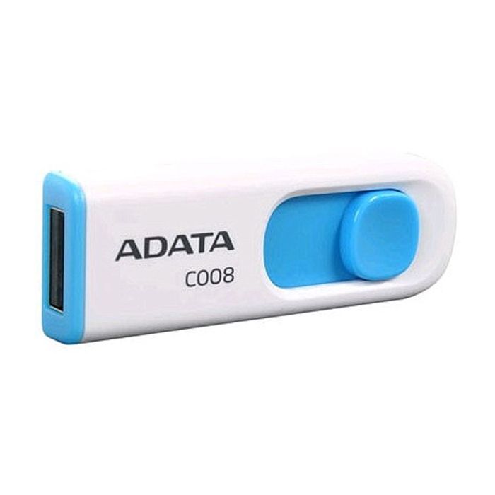 USB флеш накопитель ADATA 16GB C008 White USB 2.0 (AC008-16G-RWE) изображение 2