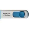 USB флеш накопитель ADATA 64GB C008 White+Blue USB 2.0 (AC008-64G-RWE)
