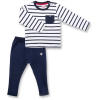 Набор детской одежды E&H в полосочку и с карманчиком (8999-86B-blue)