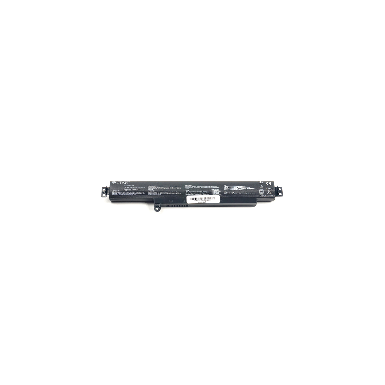 Акумулятор до ноутбука ASUS VivoBook X102BA Series (A31N1311, ASX102L7) 11.1V 2600m PowerPlant (NB430505)