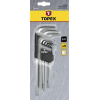 Набір інструментів Topex ключі шестигранні HEX 1.5-10 мм, набір 9 шт. (35D956) зображення 2