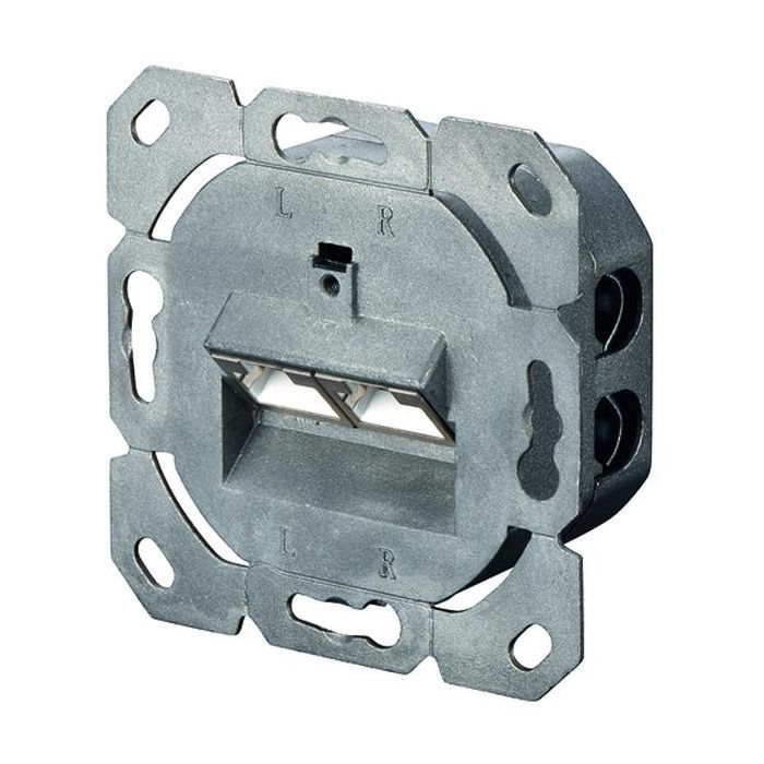 Компьютерная розетка Digitus 2xRJ45 FTP, для скрытой проводки (DN-9005-N) изображение 3