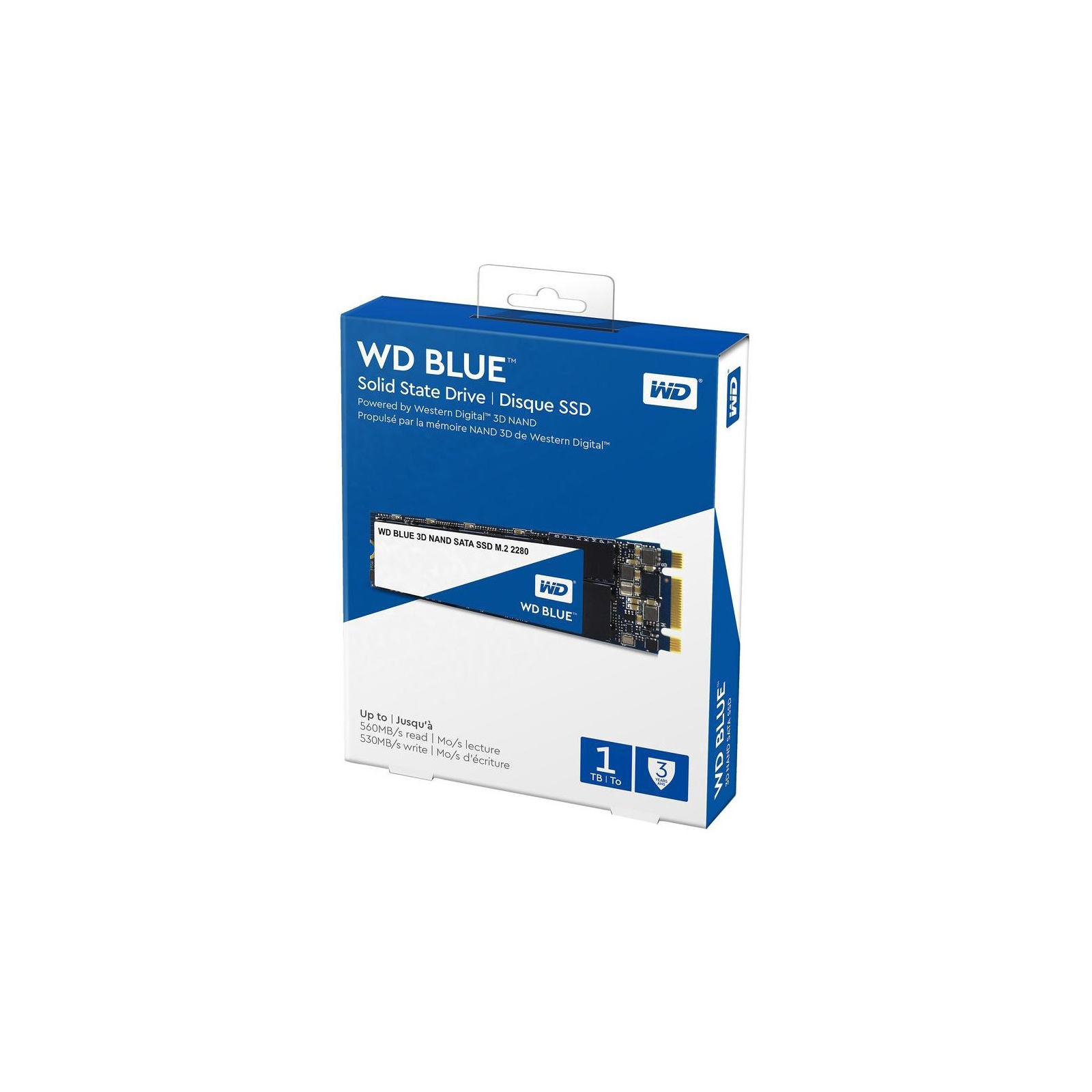 Накопичувач SSD M.2 2280 1TB WD (WDS100T2B0B) зображення 3