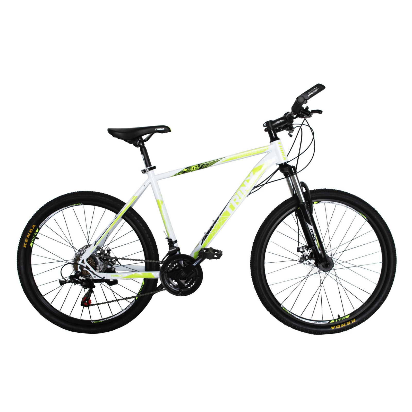 Велосипед Trinx K036 26"х19" White-Black-Green (10030021)
