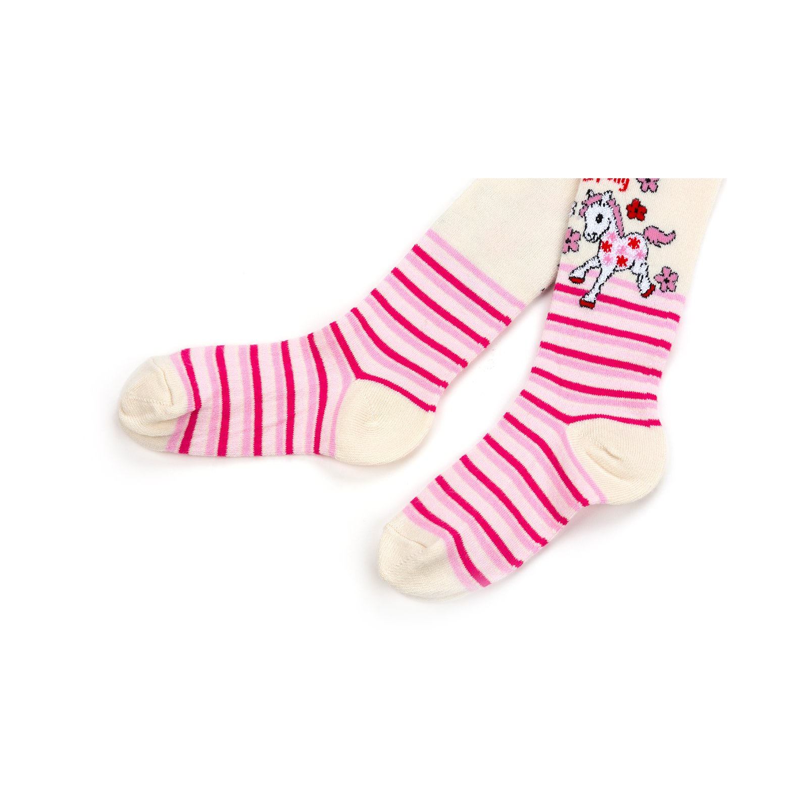 Колготки UCS Socks с пони (M0C0301-0860-98G-white) изображение 2