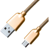 Дата кабель USB 2.0 AM to Micro 5P 1.0m 1.5A, Gold Grand-X (MM02G)