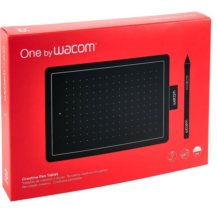 Графічний планшет Wacom One by Small Black (CTL-472-N) зображення 8