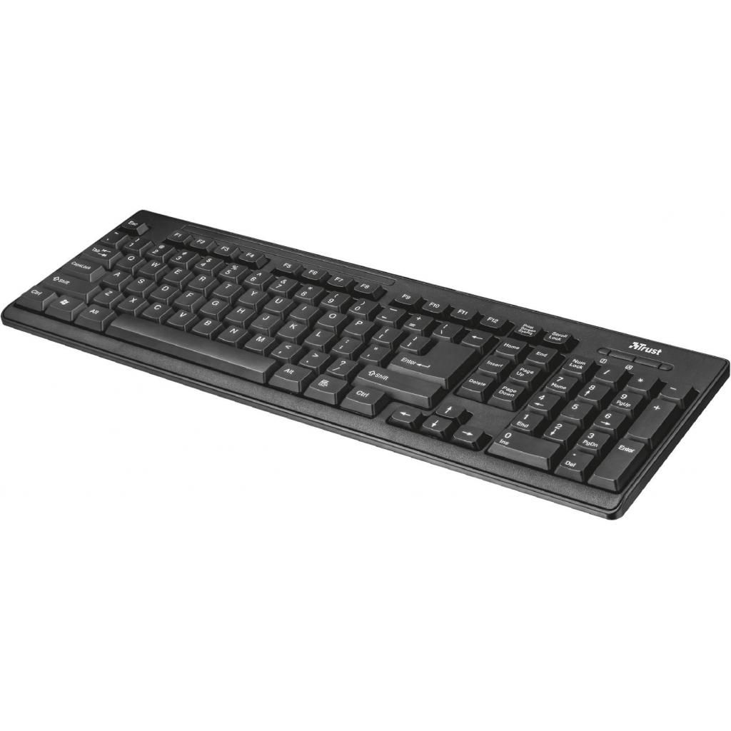 Комплект Trust Ziva wireless keyboard with mouse UKR (22119) изображение 3