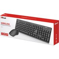 Комплект Trust Ziva wireless keyboard with mouse UKR (22119) изображение 8