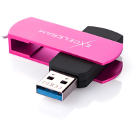 USB флеш накопитель eXceleram 32GB P2 Series Rose/Black USB 3.1 Gen 1 (EXP2U3ROB32) изображение 2