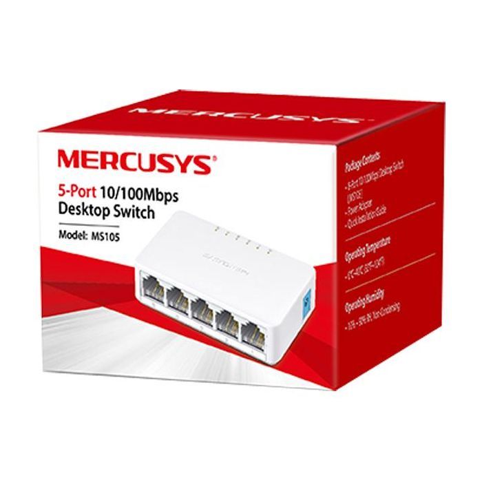 Коммутатор сетевой Mercusys MS105 изображение 3