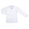 Кофта дитяча Matilda зі стійкою і мереживом на поличці (8658-164-white)