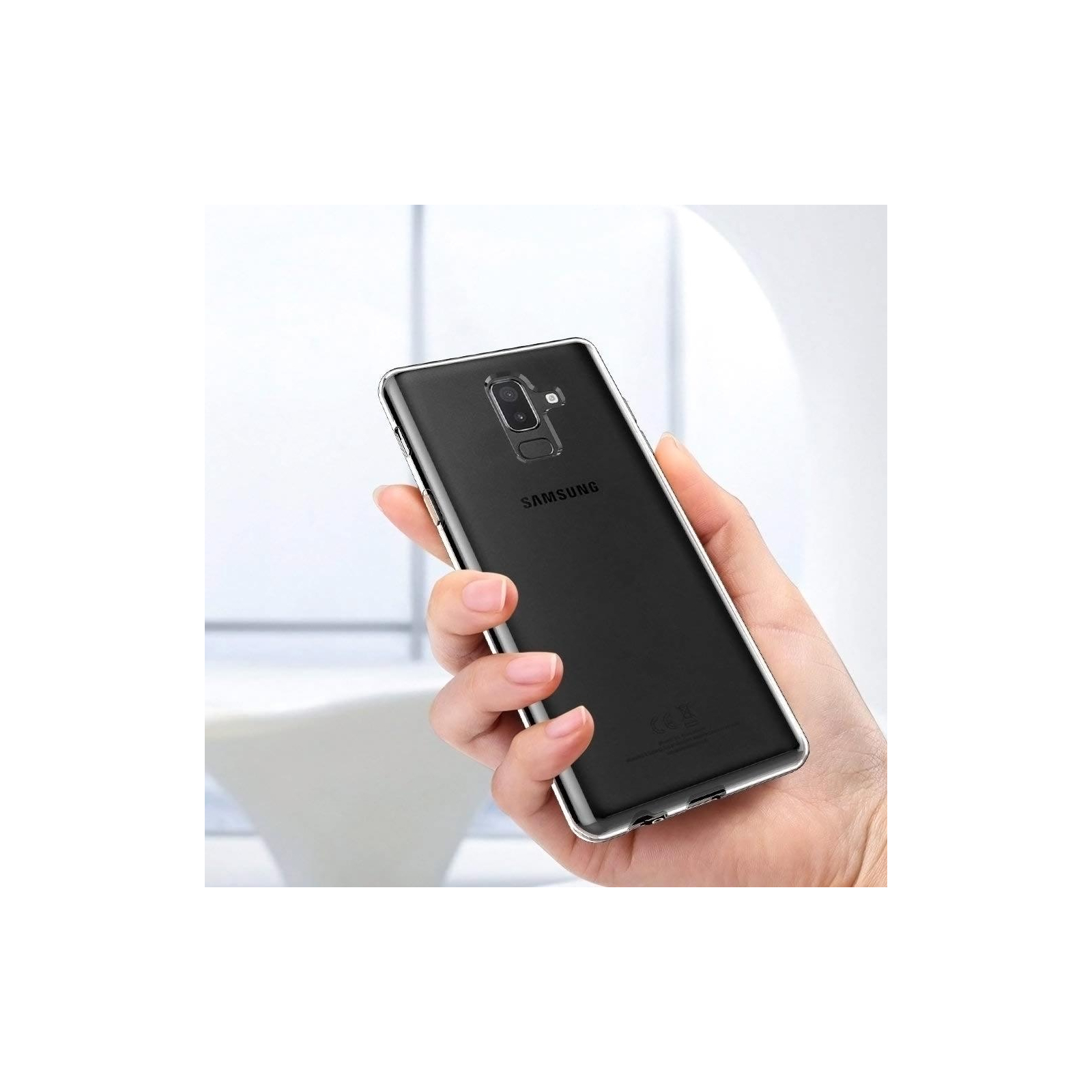 Чехол для мобильного телефона Laudtec для SAMSUNG Galaxy J8 2018 Clear tpu (Transperent) (LC-GJ810T) изображение 7