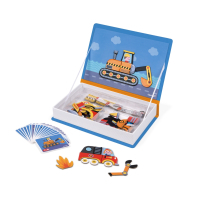 Photos - Educational Toy Janod Розвиваюча іграшка  Магнитная книга Транспорт  J02715 (J02715)