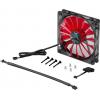Кулер для корпуса AeroCool Shark Fan Devil Red LED изображение 3