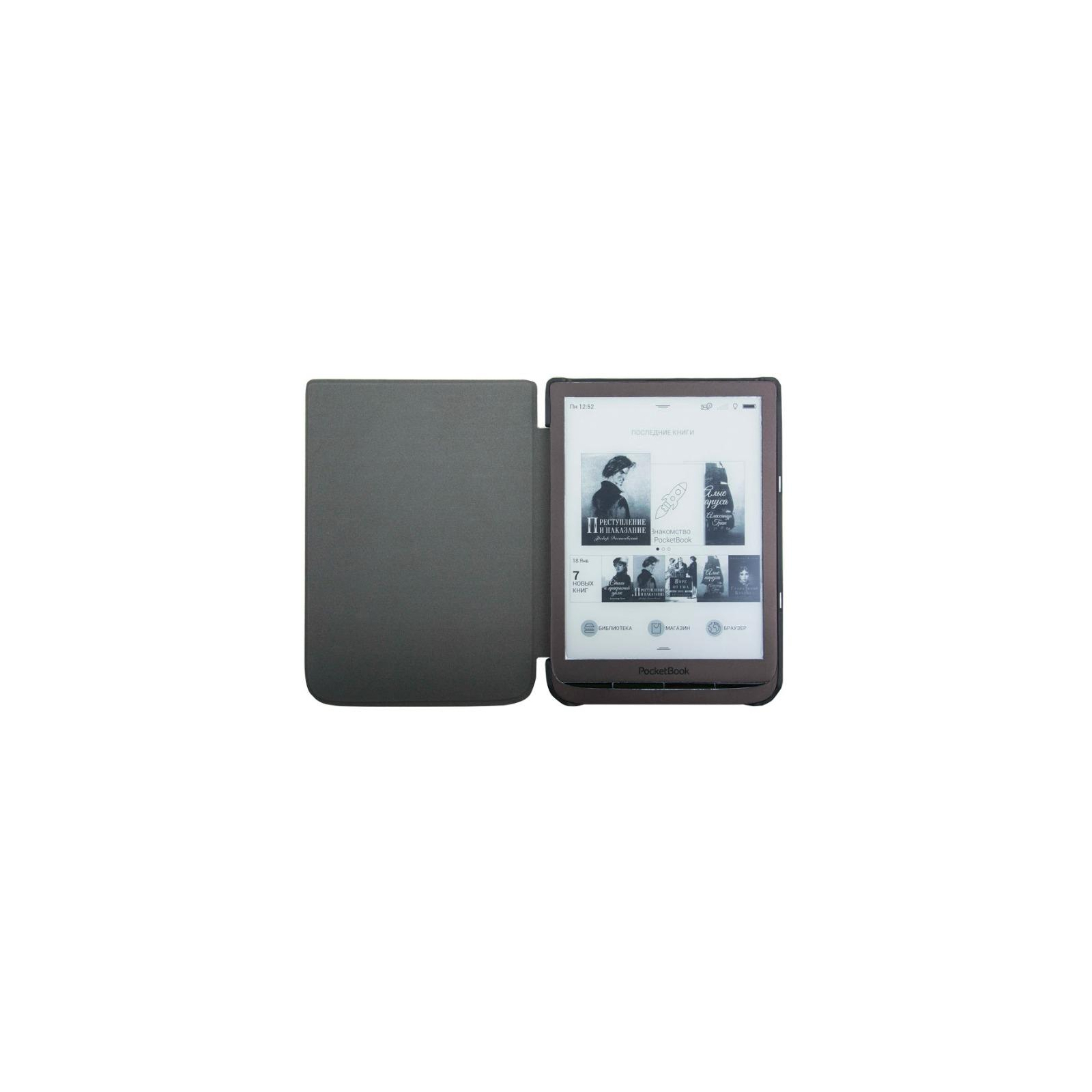 Чехол для электронной книги AirOn Premium для PocketBook inkpad 740 dark blue (6946795850133) изображение 5