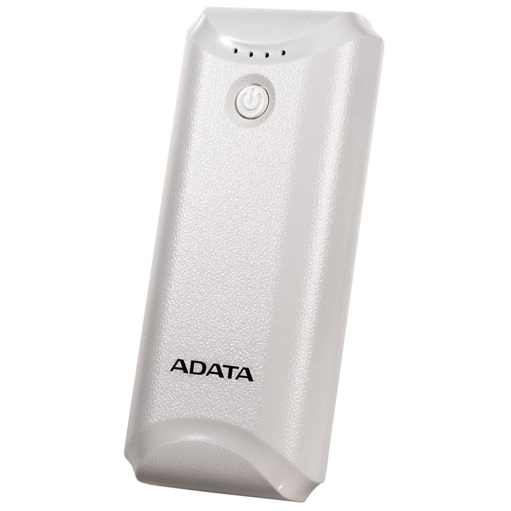 Батарея універсальна ADATA P5000 White (5000mAh, 5V*1A, cable) (AP5000-USBA-CWH) зображення 2