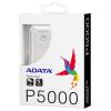 Батарея універсальна ADATA P5000 White (5000mAh, 5V*1A, cable) (AP5000-USBA-CWH) зображення 8