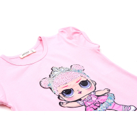 Футболка детская Breeze с куклой (12388-98G-pink) изображение 2