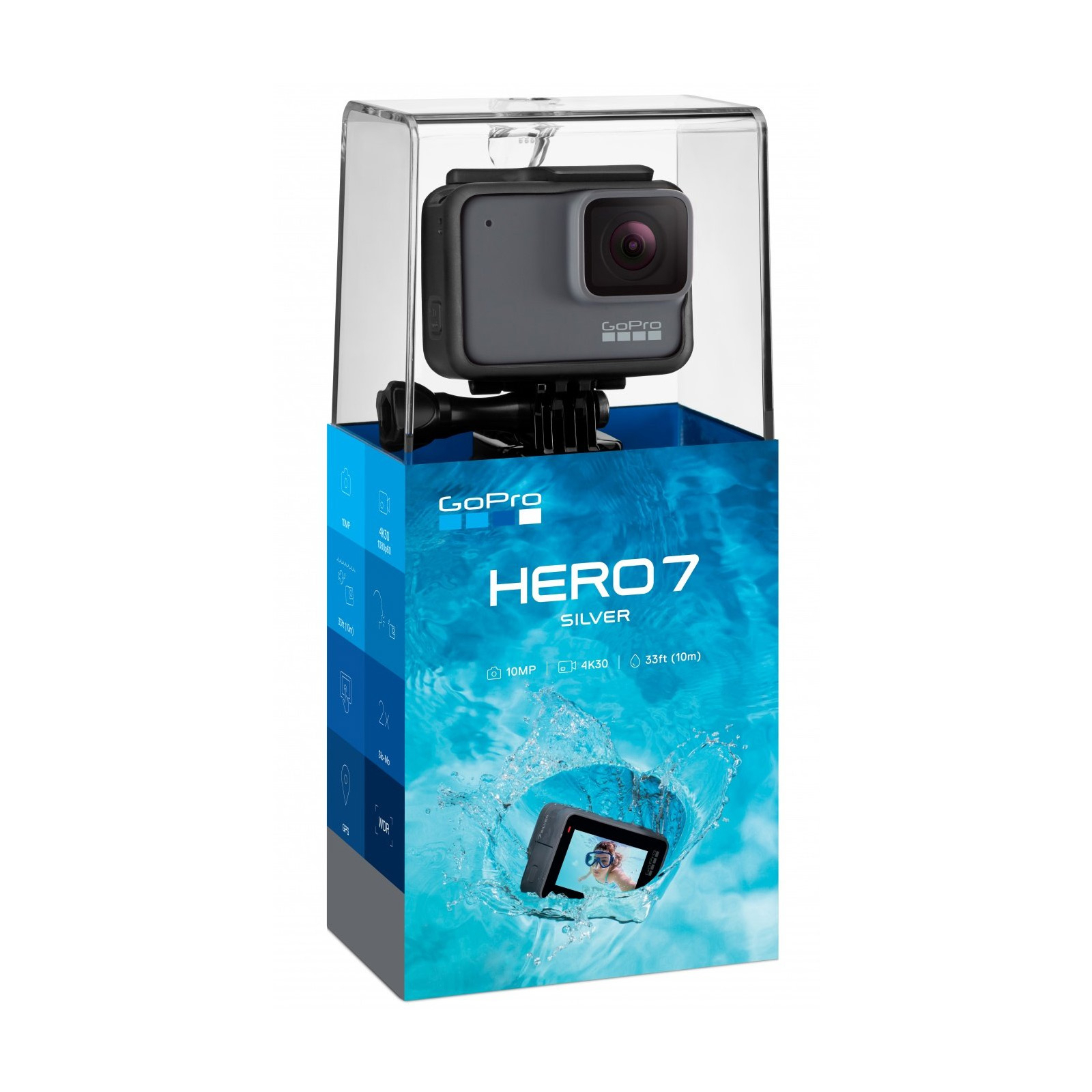 Екшн-камера GoPro HERO 7 Silver (CHDHC-601-RW) зображення 9
