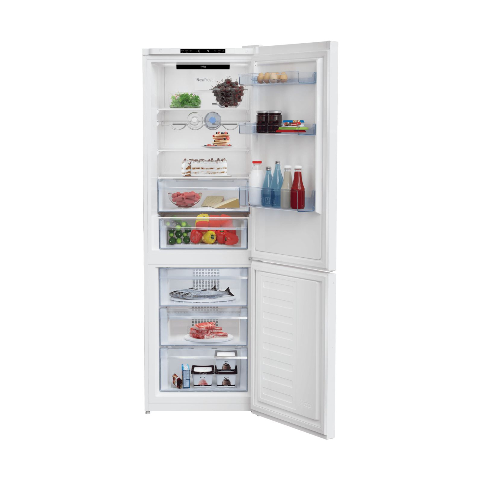 Холодильник Beko RCNA366I30W зображення 3