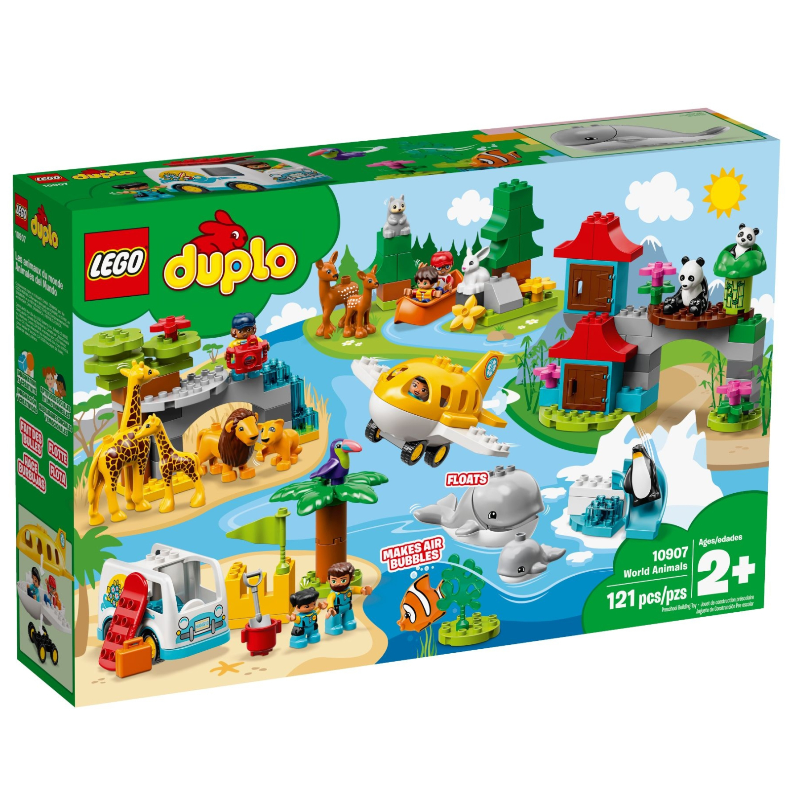 Конструктор LEGO DUPLO Животные мира 121 деталь (10907)