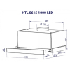Витяжка кухонна Minola HTL 5615 I 1000 LED зображення 8