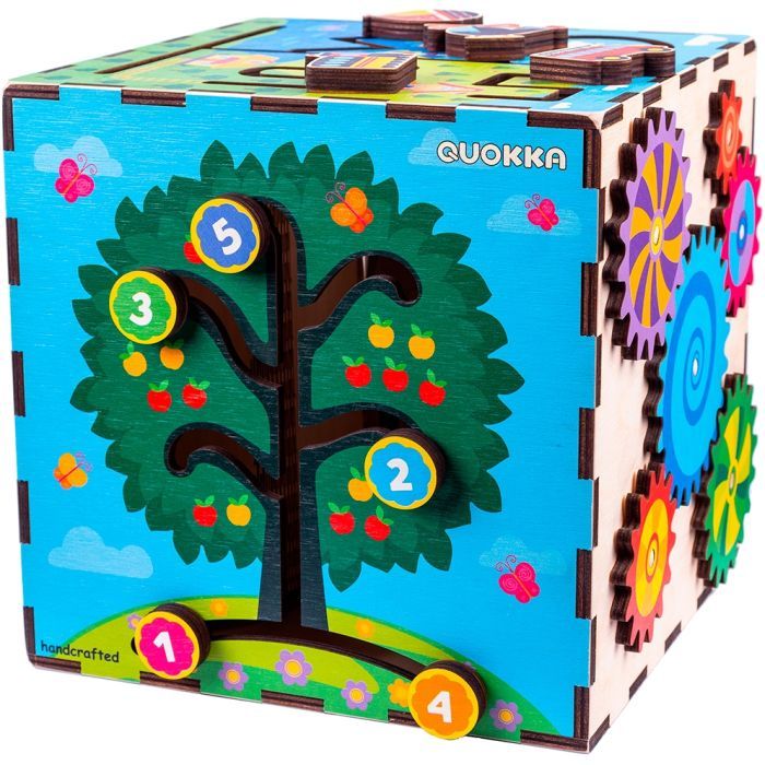 Развивающая игрушка Quokka Интерактивный куб 25х25 см (QUOKA001A) изображение 2