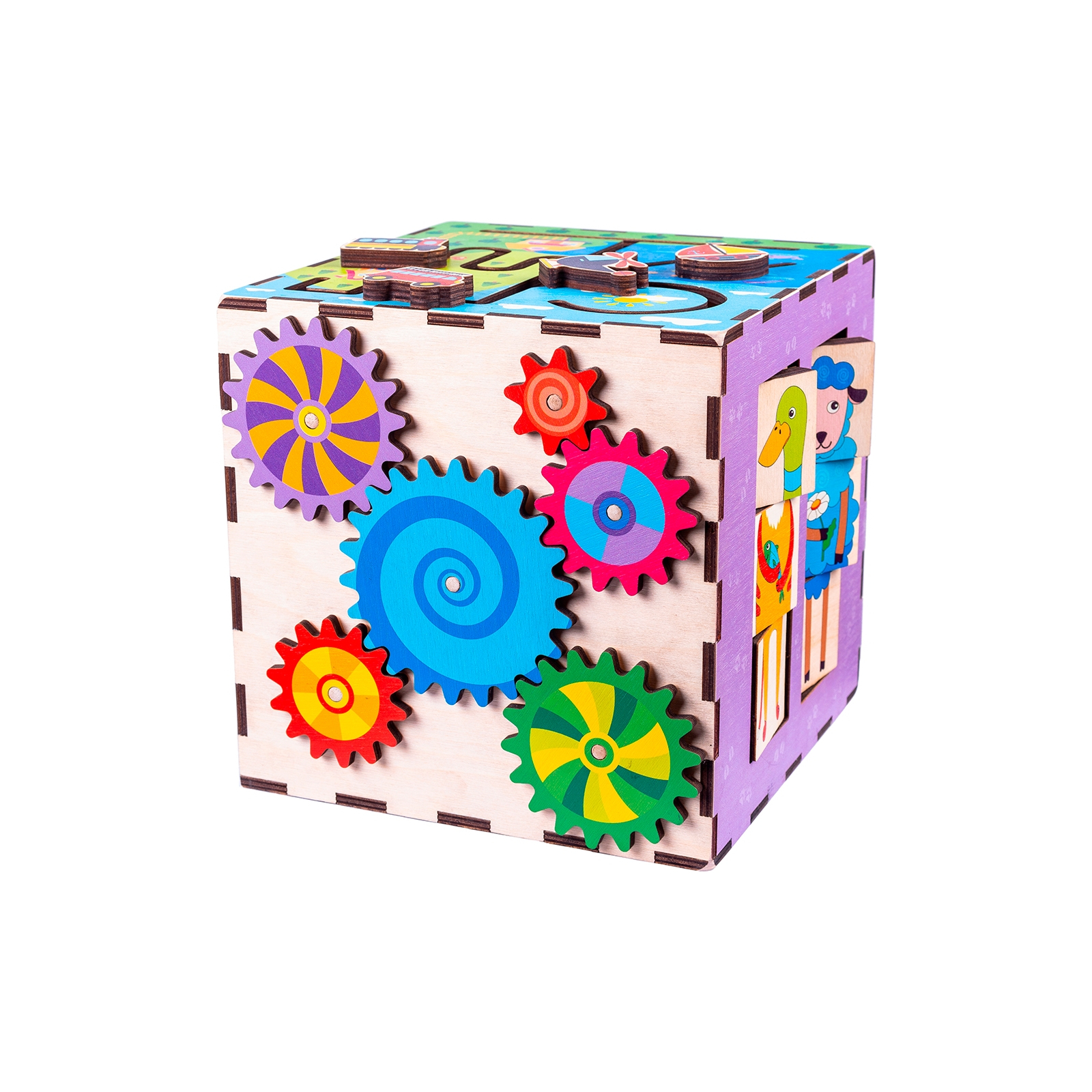 Развивающая игрушка Quokka Интерактивный куб 25х25 см (QUOKA001A) изображение 3