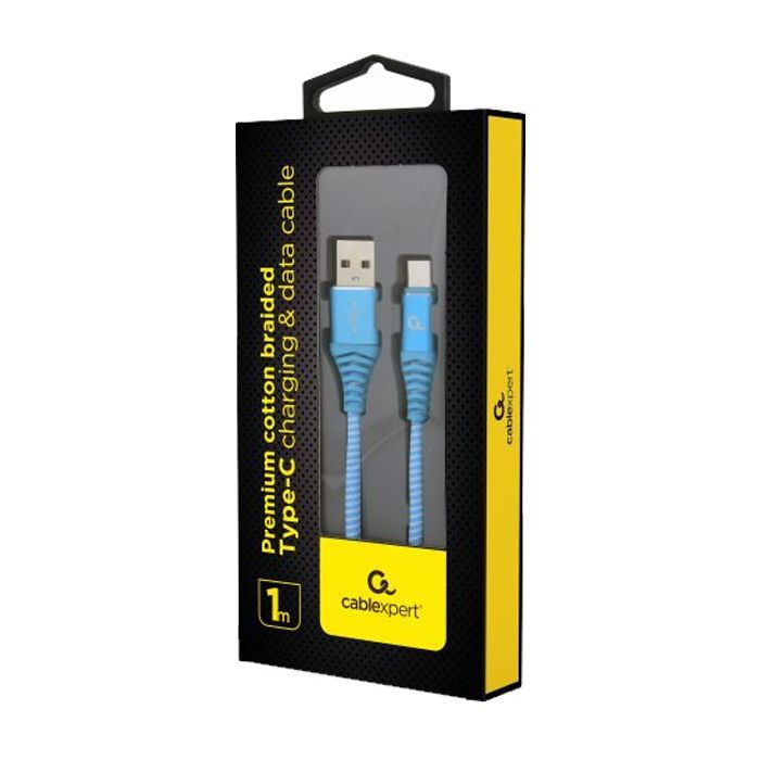 Дата кабель USB 2.0 AM to Type-C 1.0m Cablexpert (CC-USB2B-AMCM-1M-PW) изображение 2