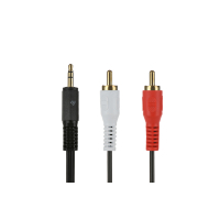 Кабель мультимедийный Jack 3.5mm to 2RCA 1.8m 2E (2E-W33291.8M)