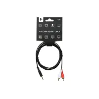 Кабель мультимедийный Jack 3.5mm to 2RCA 1.8m 2E (2E-W33291.8M) изображение 2