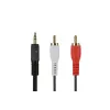 Кабель мультимедийный Jack 3.5mm to 2RCA 1.8m 2E (2E-W33291.8M)