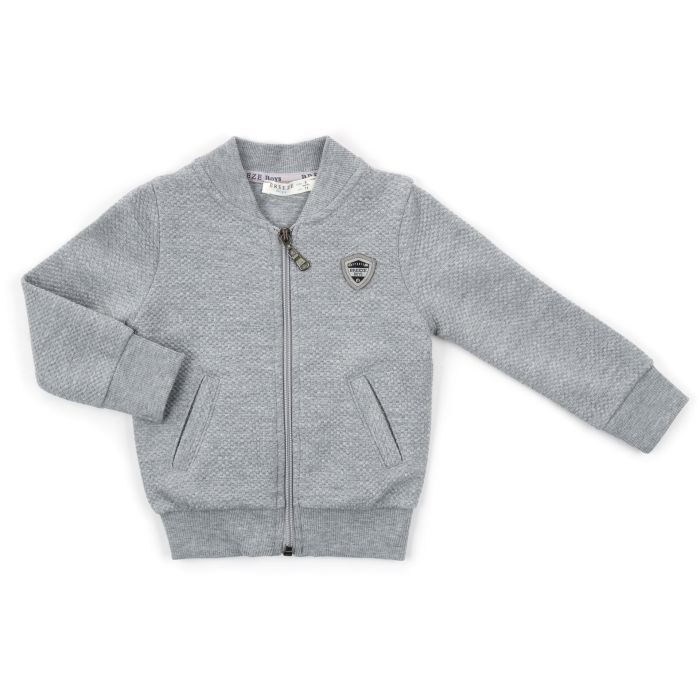 Кофта дитяча на блискавці Breeze (13593-80B-gray)