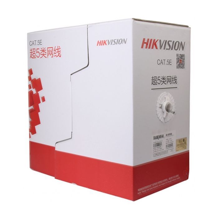 Кабель сетевой Hikvision UTP 305м cat.5e, CU, 4*2*0,5мм (DS-1LN5E-S) изображение 2