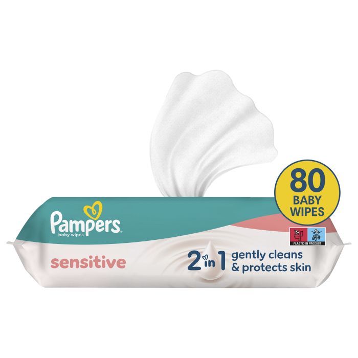 Детские влажные салфетки Pampers Sens 80 шт (8001841041421)
