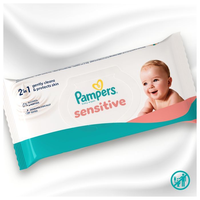 Детские влажные салфетки Pampers Sens 80 шт (8001841041421) изображение 4