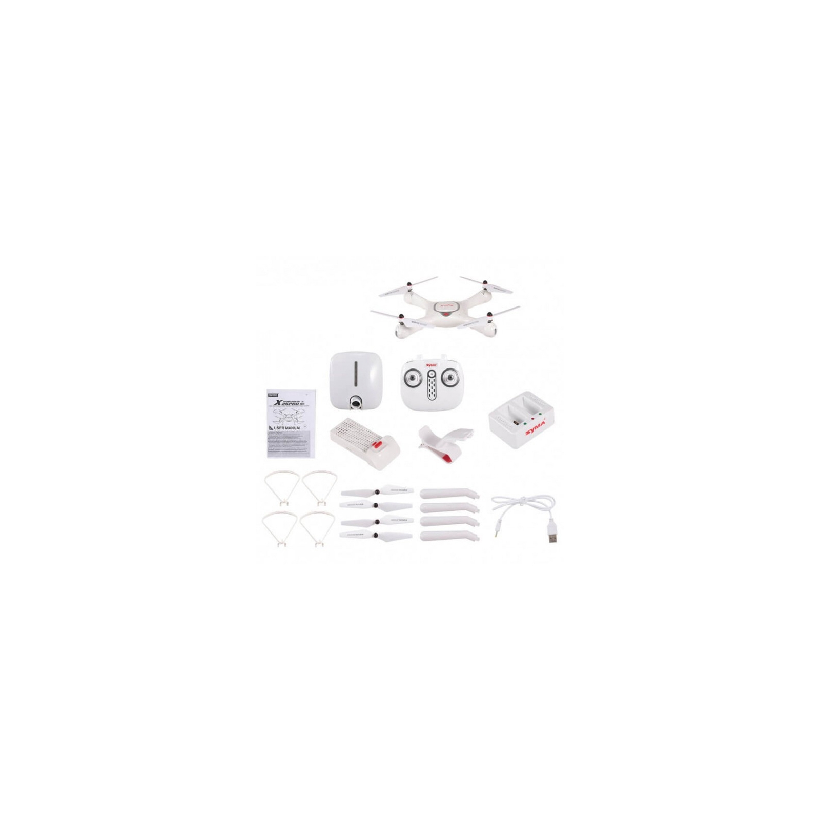 Радиоуправляемая игрушка Syma Квадрокоптер 2,4 Ггц GPS и поворотной FPV-камерой 37,5 см (X25PRO) изображение 6