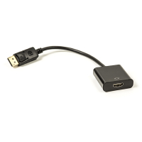 Photos - Cable (video, audio, USB) Power Plant Перехідник DisplayPort to HDM PowerPlant  CA910830 (CA910830)