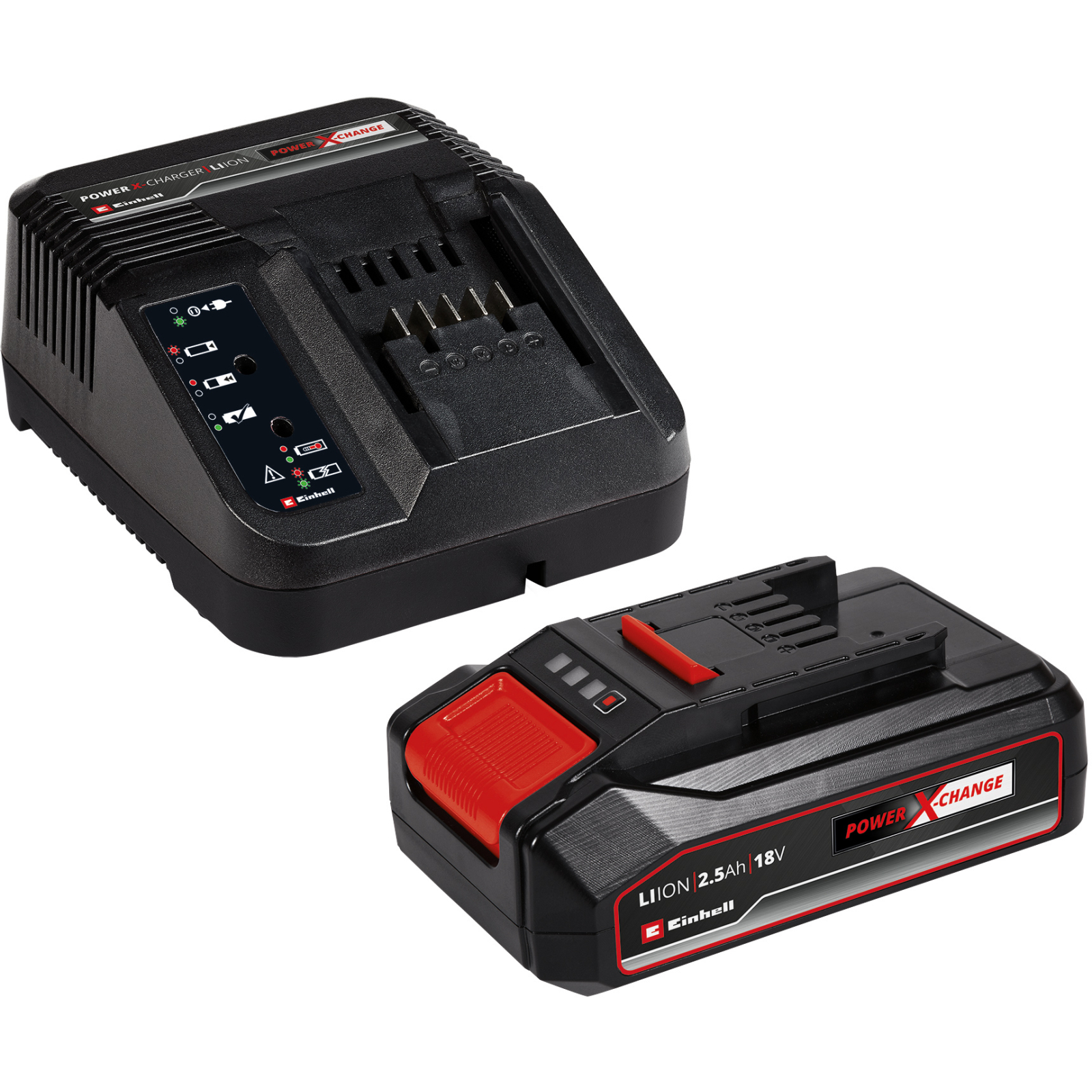 Набор аккумулятор + зарядное устройство Einhell набор PXC Starter Kit 18V 2.5 Ah + ЗП (4512097)