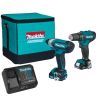 Набір електроіструментів Makita CLX224SA CXT, шуруповер, винтоверт, АКБ, ЗУ (CLX224SA)
